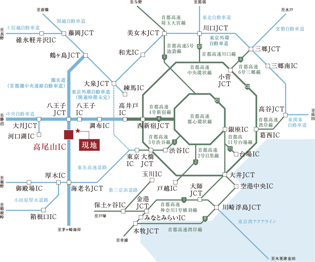 高速道路図