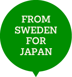 FROM SWEDEN FOR JAPAN