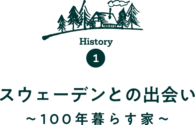 History　スウェーデンとの出会い 〜100年暮らす家〜