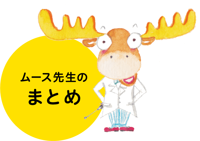 ムース先生のまとめ