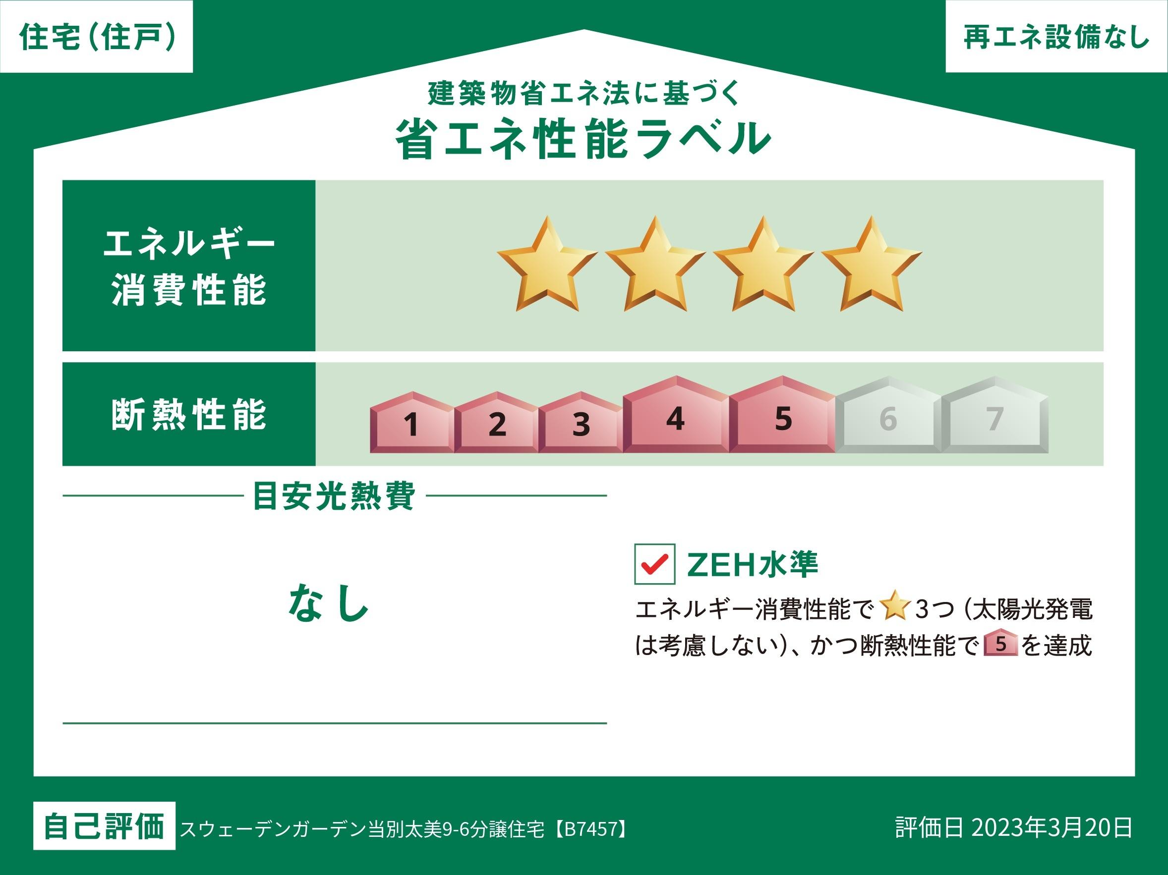 スウェーデンガーデン当別太美9-6分譲住宅 BELS