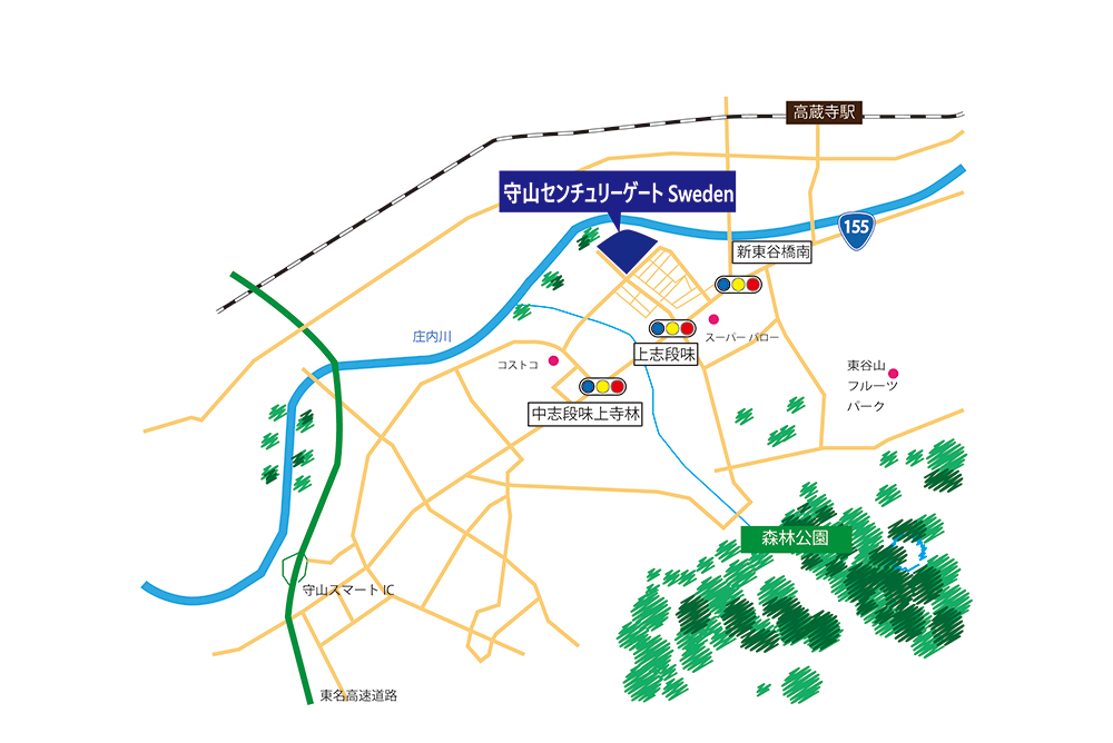 守山センチュリーゲートスウェーデン E-14棟分譲住宅 16