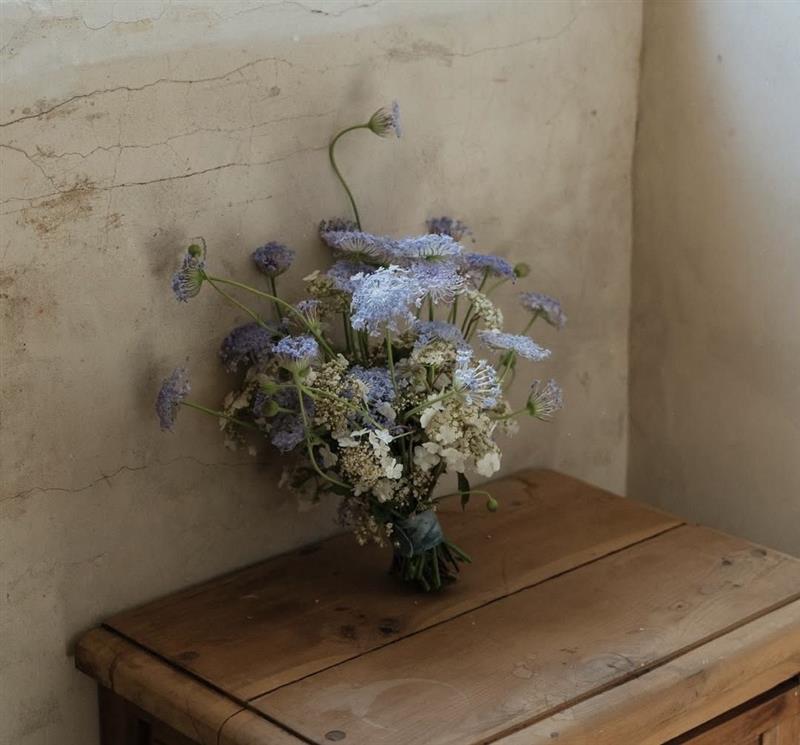 スワッグ（ドライフラワーの花束）作り体験