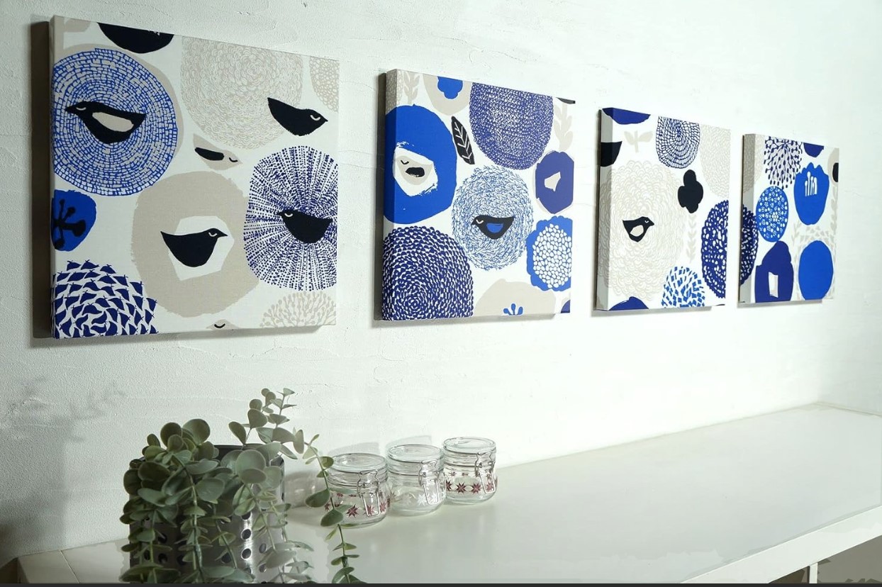 【11/1.2.3  ファブリックパネル作り】